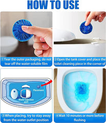 PURE AROMA Powerful Toilet Cleaning Tablets - Imported