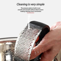 Stainless Steel Garlic Press