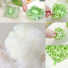 Bath Sponge & Towel Cloth (Loofah) 2 in 1