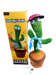 Dancing Cactus Toy With Hat