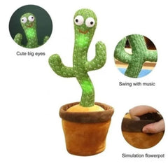 Dancing Cactus Toy With Hat