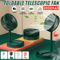 Mini Folding Telescopic Fan 3 in 1 Sizes.