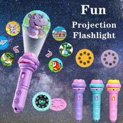 LED Projector Flashlight for Kids
