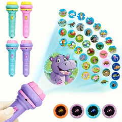 LED Projector Flashlight for Kids