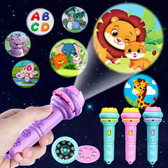 LED Projector Flashlight for Kids